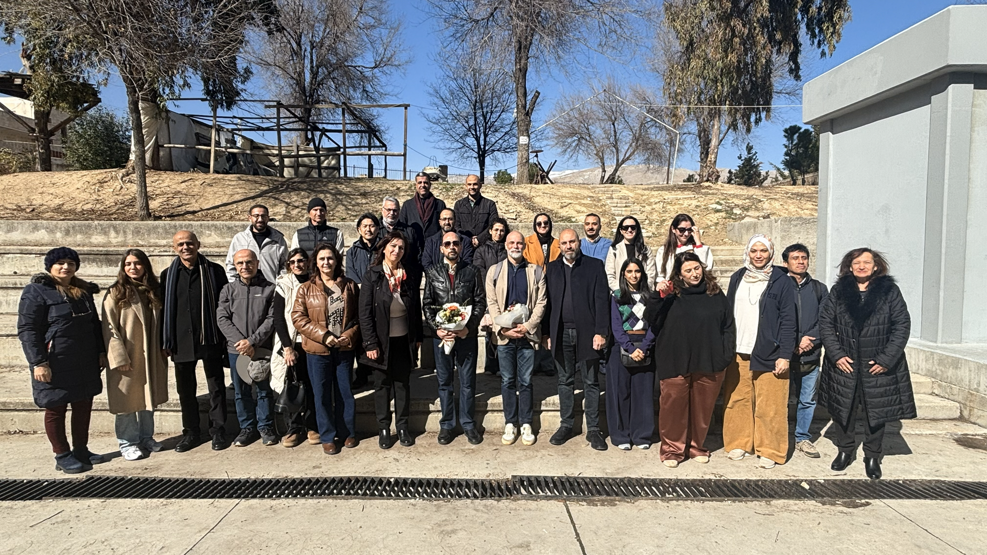 Group photo during field visit