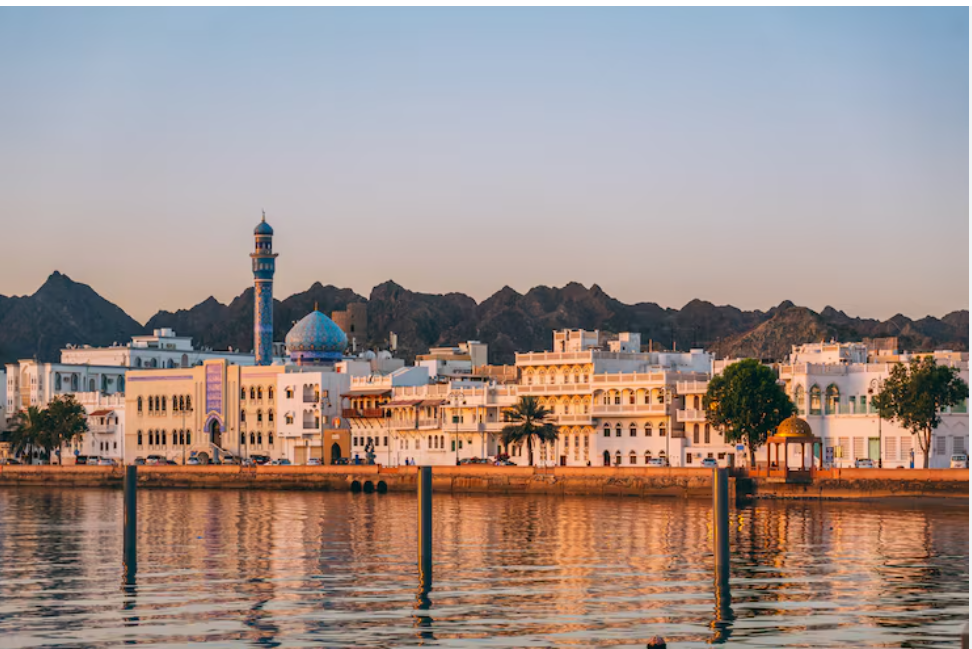 Oman buildings from afar