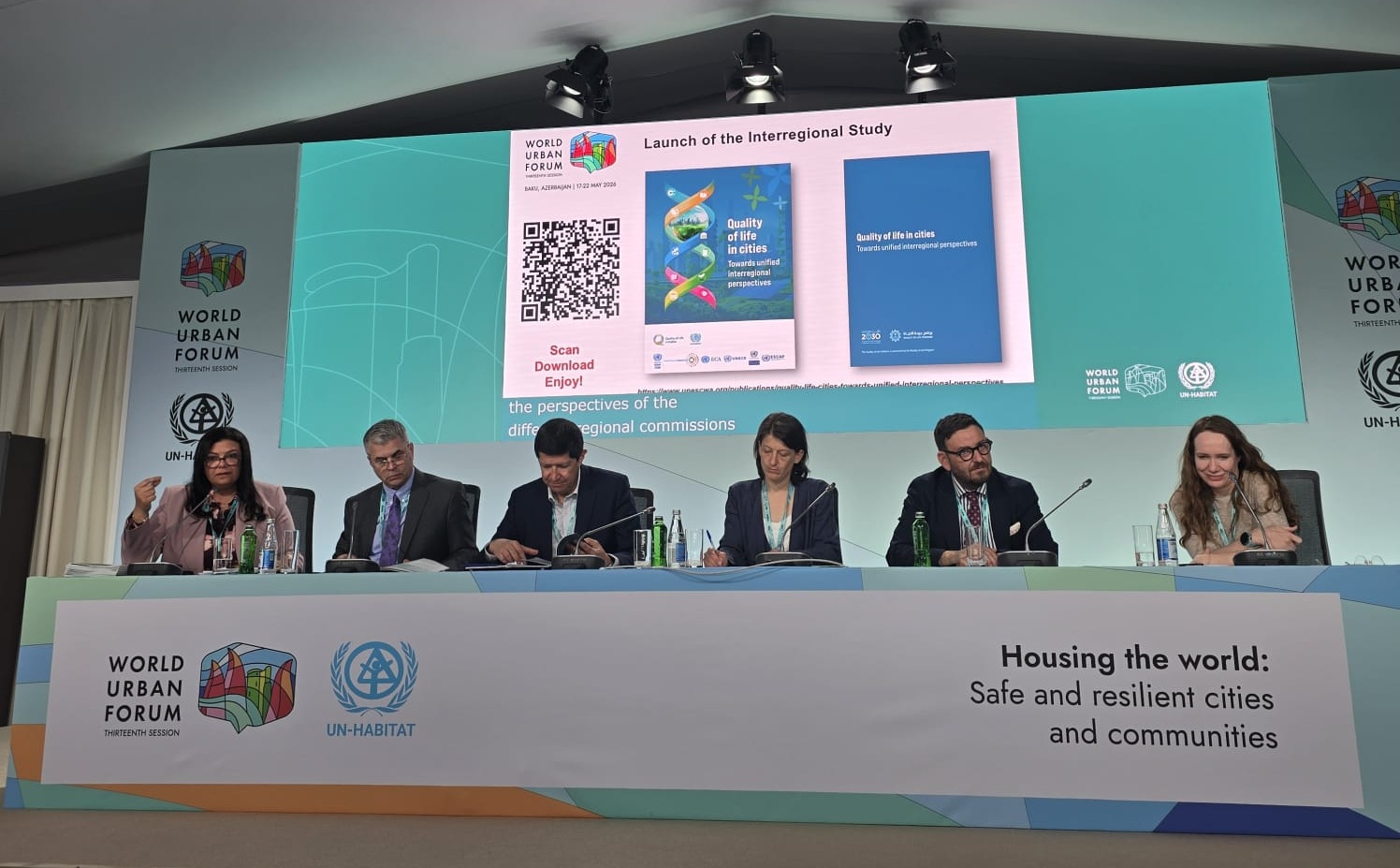 Panelists during the launch of the Quality of Life report