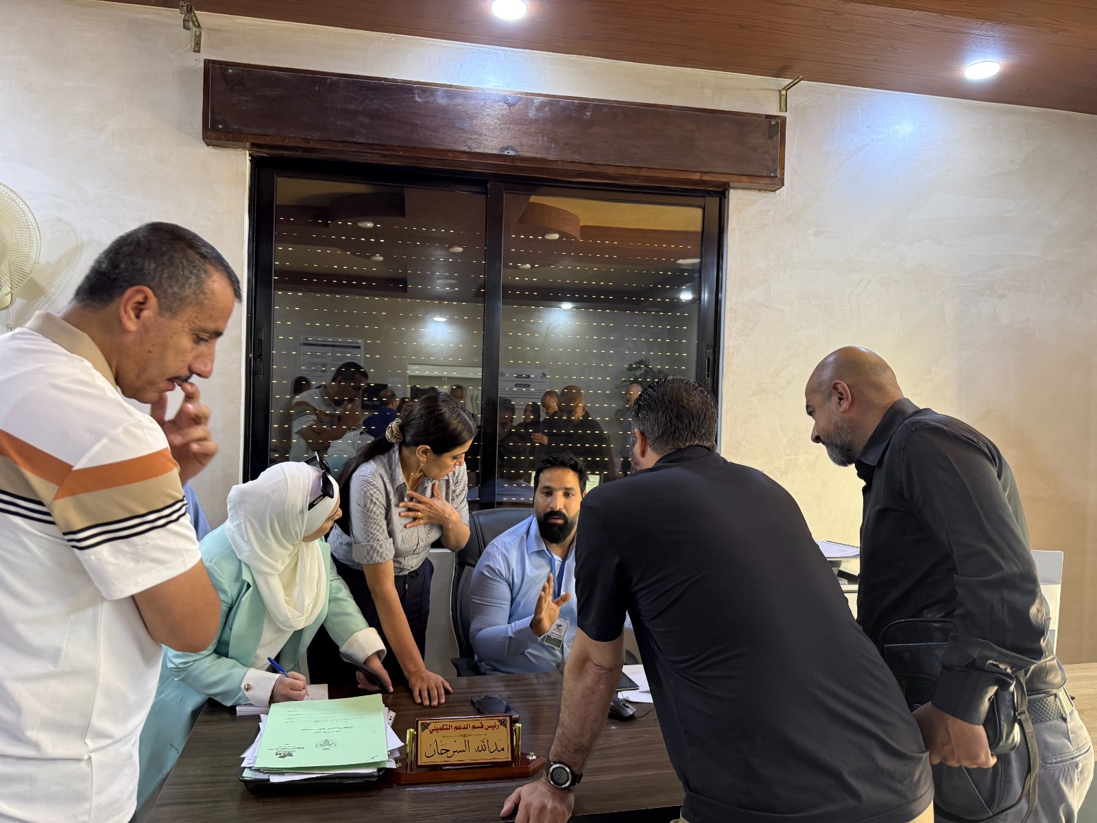 Syrian delegation in Jordan 