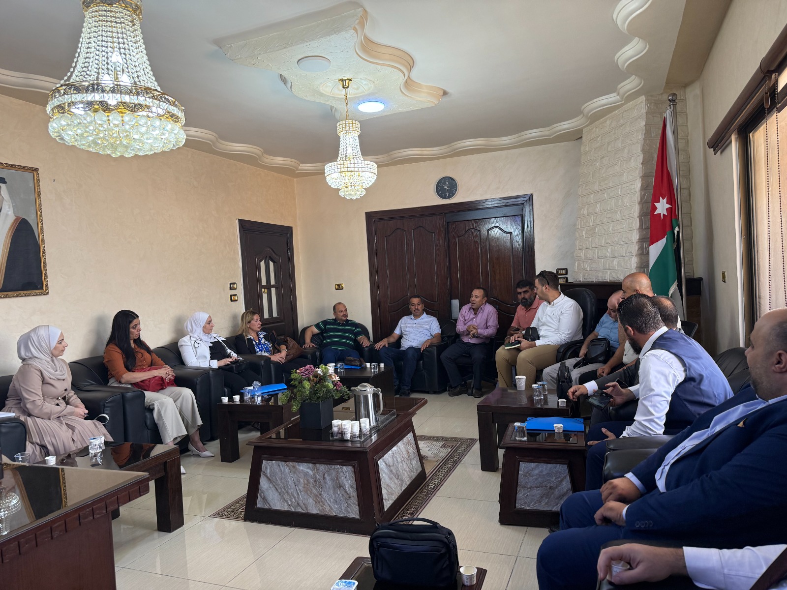 Syrian delegation in Jordan 