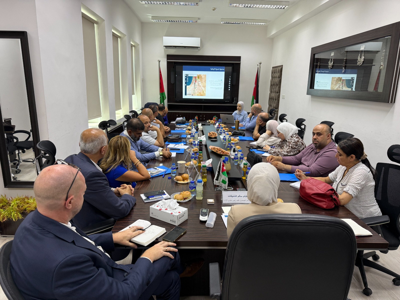 Syrian delegation in Jordan 