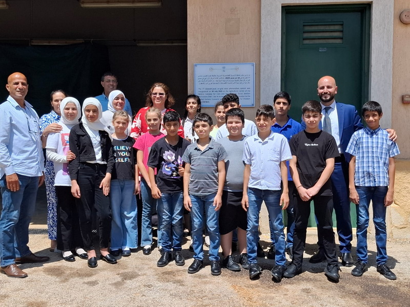ESCWA and the Social Welfare Institutions inaugurate a solar energy project in Lebanon to serve children and promote rural development