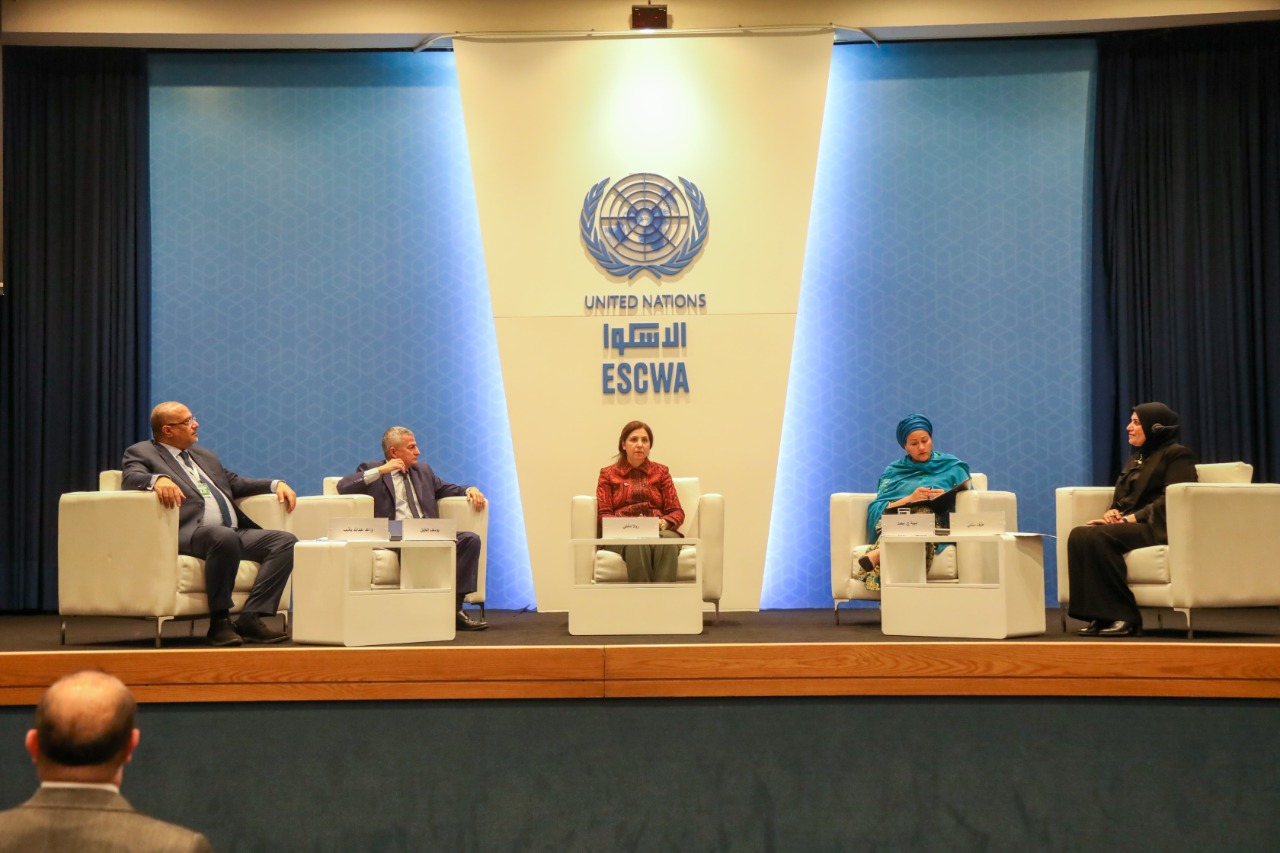 Photo of ESCWA ES with UN DSG and Ministers from the Arab region