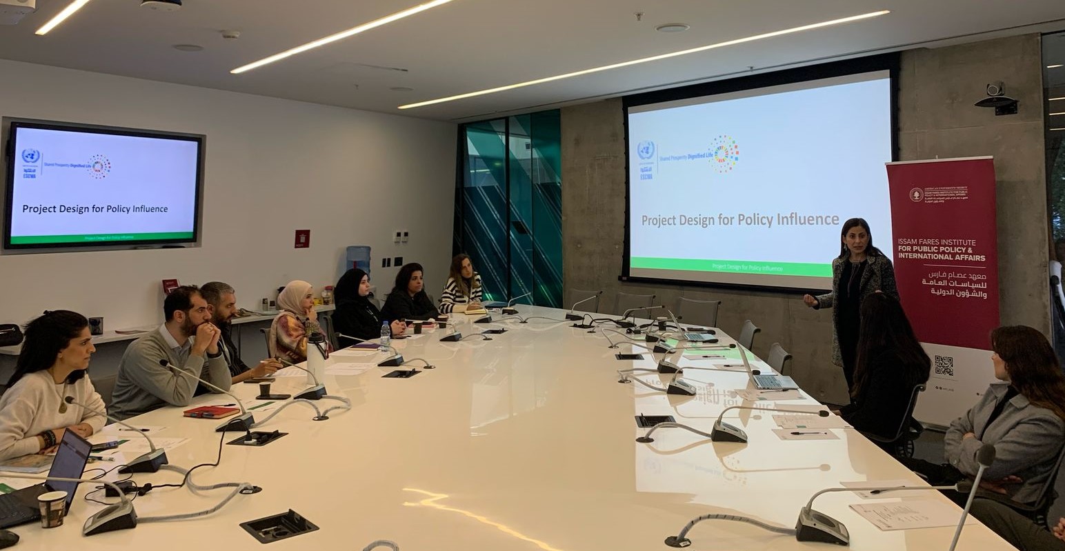 Project design for policy influence