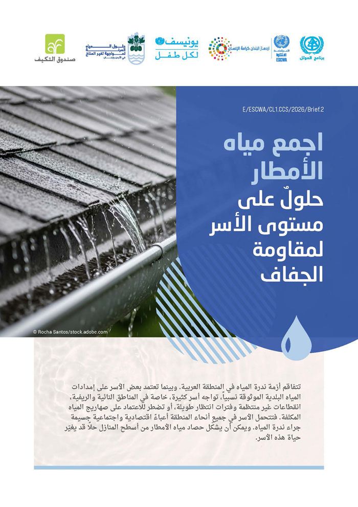 اجمع مياه الأمطار: حلولٌ على مستوى الأسر لمقاومة الجفاف