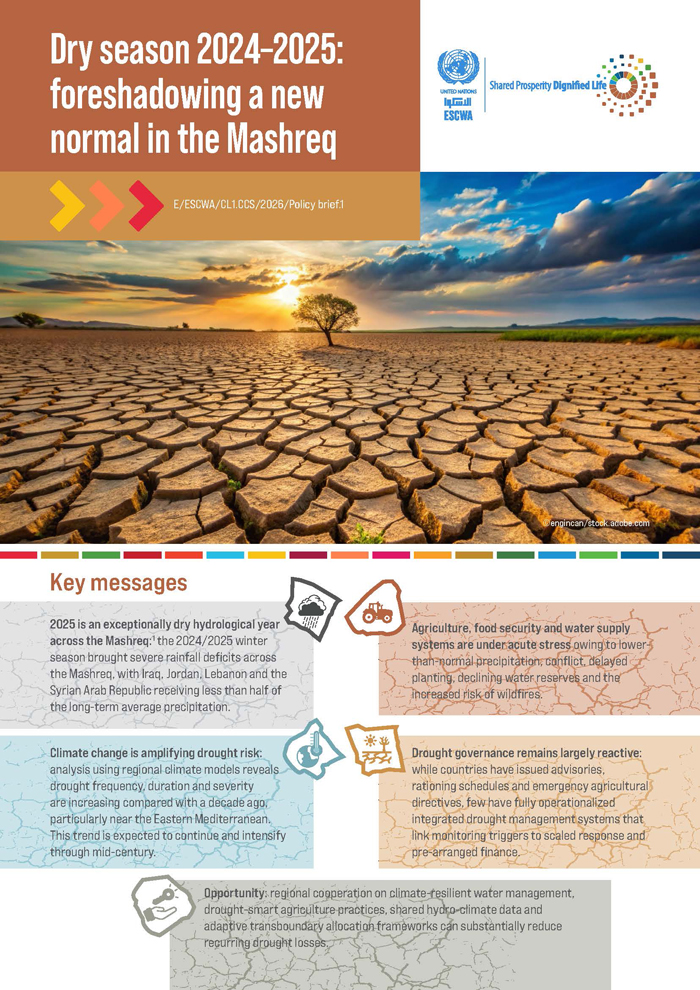 Dry season 2024–2025: foreshadowing a new normal in the Mashreq
