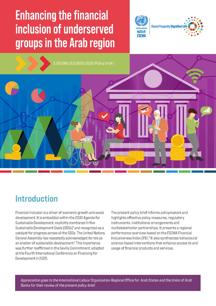 Enhancing the financial inclusion of underserved groups in the Arab region
