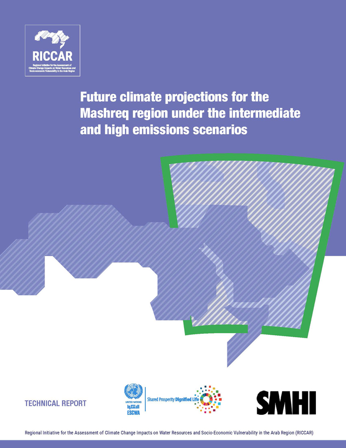 Future climate projections for the Mashreq region under the intermediate and high emissions scenarios