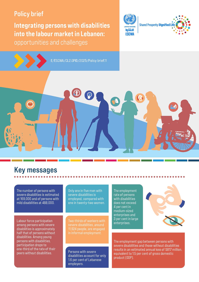 Integrating persons with disabilities into the labour market in Lebanon: opportunities and challenges