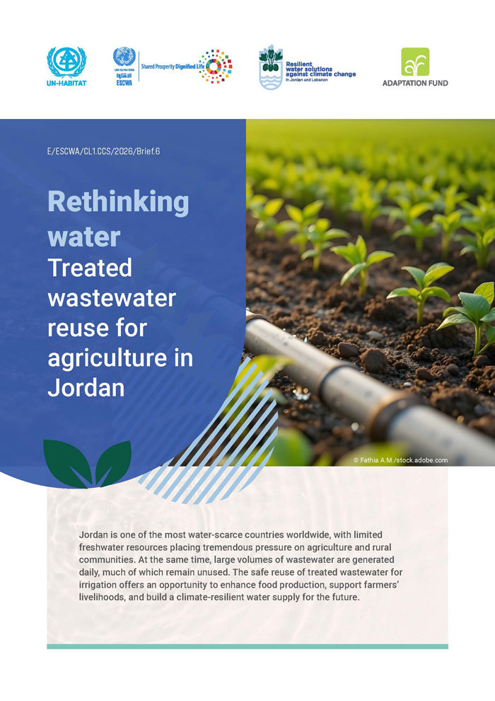 Rethinking water: treated wastewater reuse for agriculture in Jordan