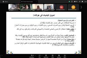 ندوة عبر الإنترنت 4: تمويل الإدارة المحلية: نحو حلول عملية 