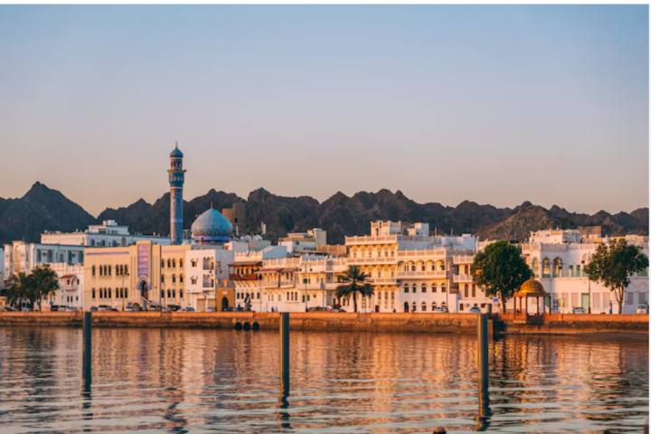 Oman buildings from afar
