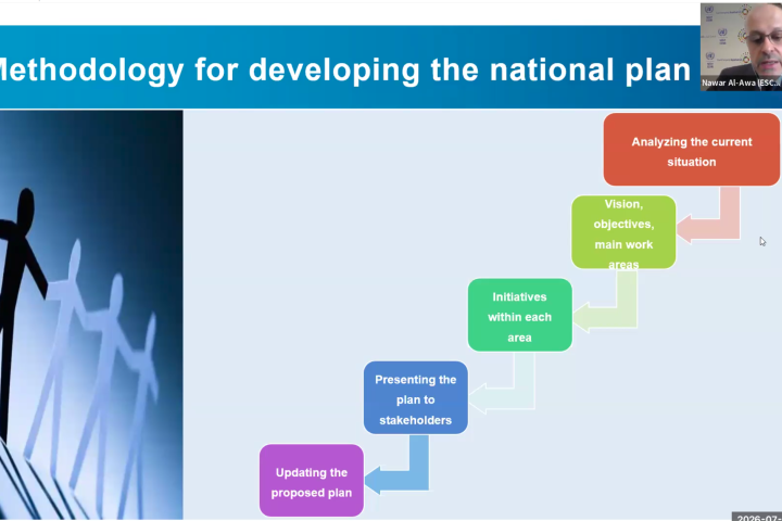 Screenshot from the webinar