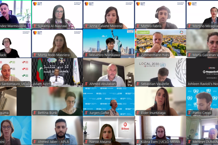Screenshot showing all participants