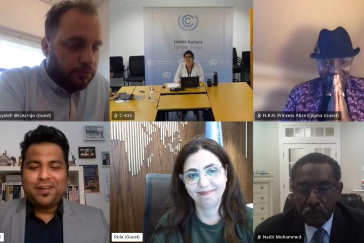 Screenshot from the meeting