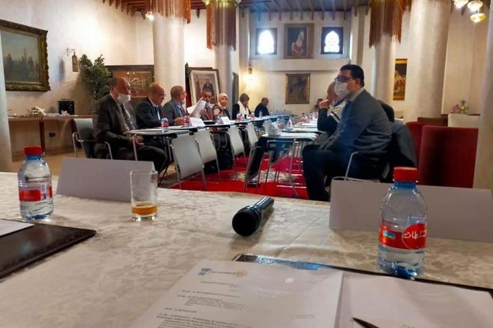 Participants evaluating trade policies in Morocco